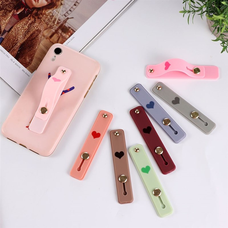 速发Silicone Phone Holder Finger Ring Wristband Candy Bracke-图0