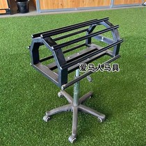 Rotating saddle rack floor-style saddle rack for saddle rack alloy telescopic rotary saddles placed saddle with wheels 5 wheels