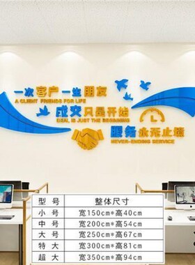 房产中介门店墙面布置励志墙贴画标语办公室公司企业文.化墙装装