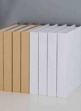 纯色假书装饰品摆件样板房客厅展厅摆设拍照道具模型黑白灰兰黄色