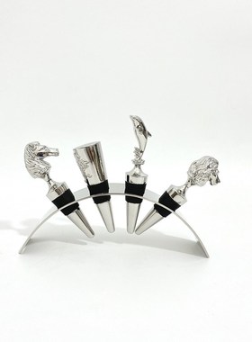 现代样板房客厅酒柜红酒塞酒店餐厅生肖简约摆件售楼部软装饰品