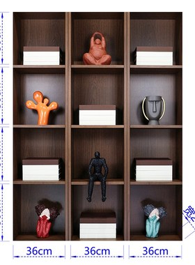 假书摆件装饰样板间书房家居饰品组合套装书架展示柜子工艺品摆设