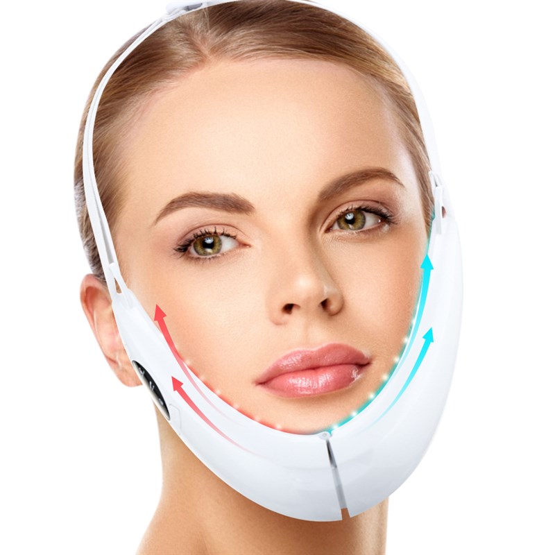 新品V Face Beauty Meter EMS Facial Lifting Device LED Photon - 图0