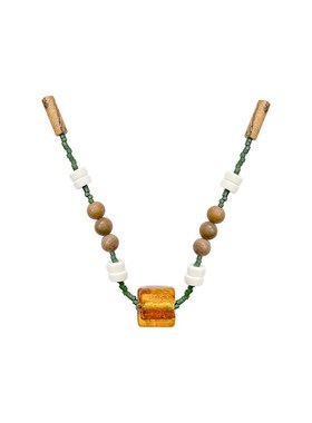 波西米亚民族风项链女小r众设计感颈链新中式复古串珠蝴蝶配饰