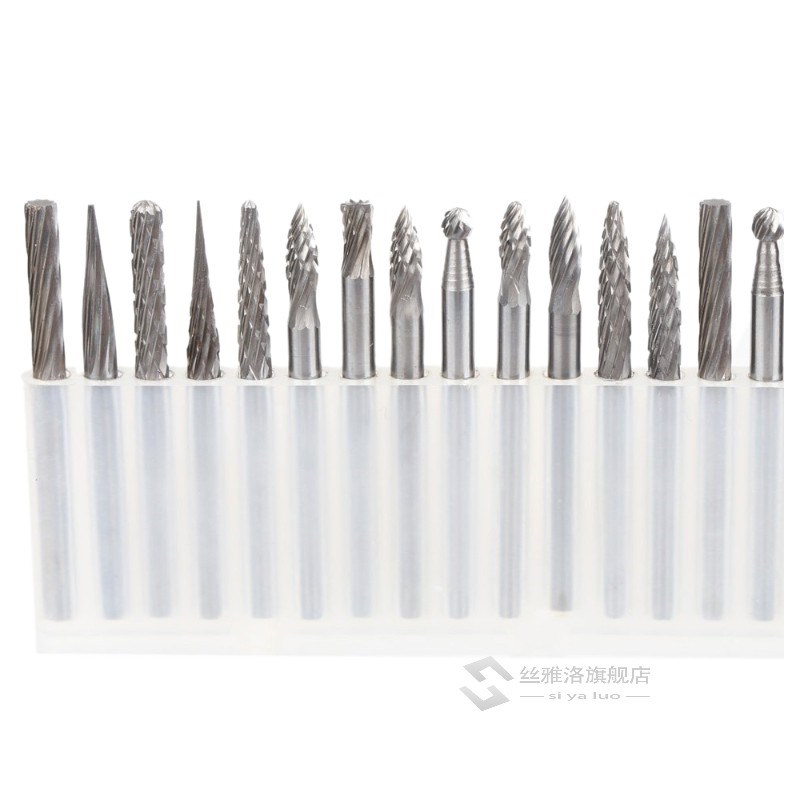 20x Tungsten Steel Solid Carbide Burrs For Rotary Drill Die - 图0