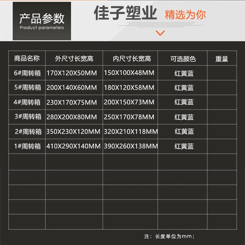 塑料工具收纳箱C流加厚物新品物料盒大号零件盒五金配件小号螺丝 - 图0