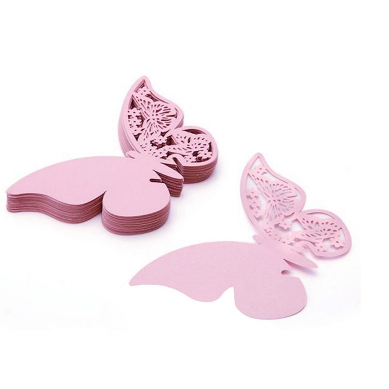 *50pcs/set Wholesale Wedding Supplies Butterfly Name Place C - 图1