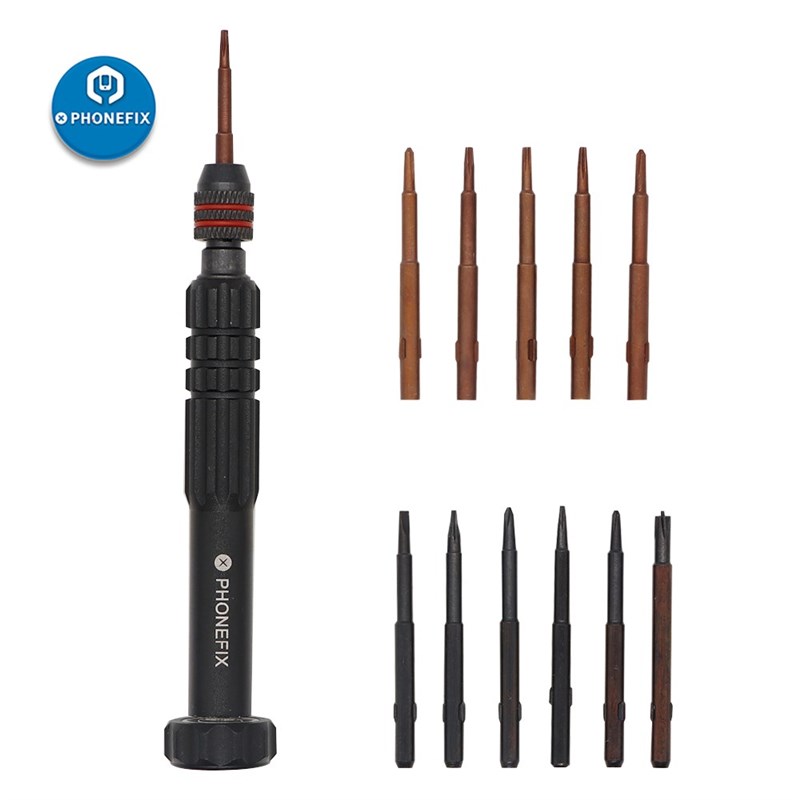 PHONEFIX 12pcs Screwdriver Bits Precision Screwdriver Set Op-图1