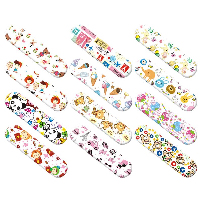 120Pcs/Set Cartoon Bandages Adhesive Bandages Wound Plaster - 图2