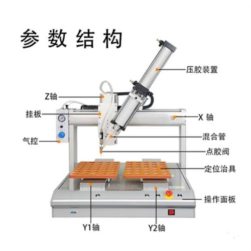 胶针筒点打机T轴熔胶高速涂胶机胶全自动滴胶T机矽胶三热胶胶-图1