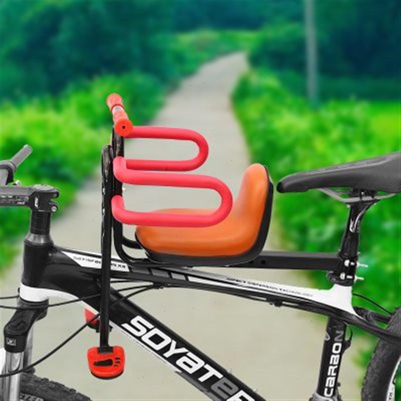 自行车儿童座椅前置电动车宝宝座椅山地车小孩坐凳折叠车婴儿车坐,淘宝优惠券,粉丝福利购,淘宝优惠卷