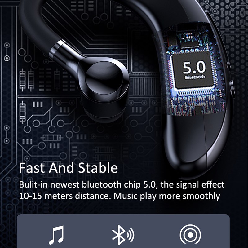 推荐Bluetooth Earphones headphones Handsfree Earloop Wireles-图0