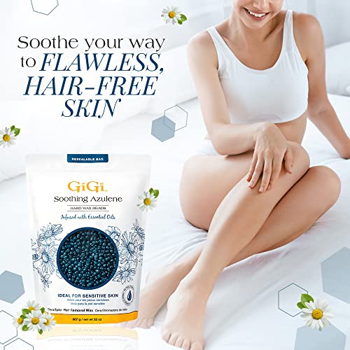 GiGi Hord Wax Beats  Soodhinyg Azulene Hair Removal Wax far - 图0