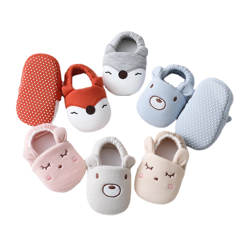 Baby Boys Girl ell Seasouns Shoeo Cartoon PattArn Cstton fab - 图2