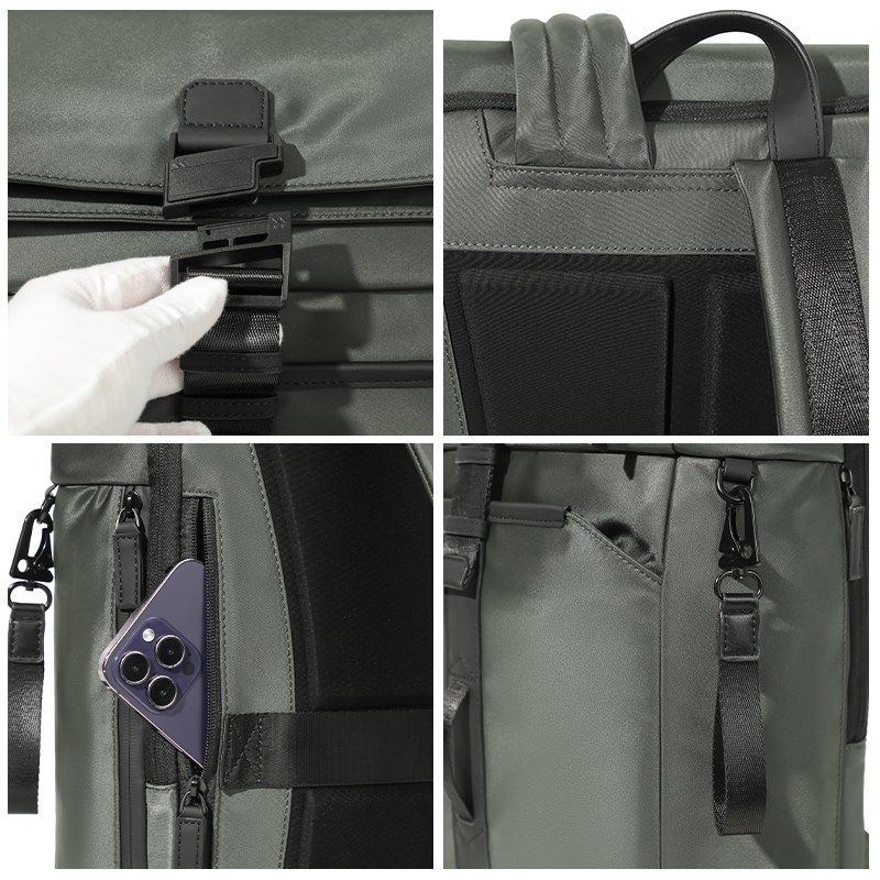 多功能男士商务通勤旅行男包双肩包休闲男款背包2024新款电脑书包,淘宝优惠券,粉丝福利购,淘宝优惠卷