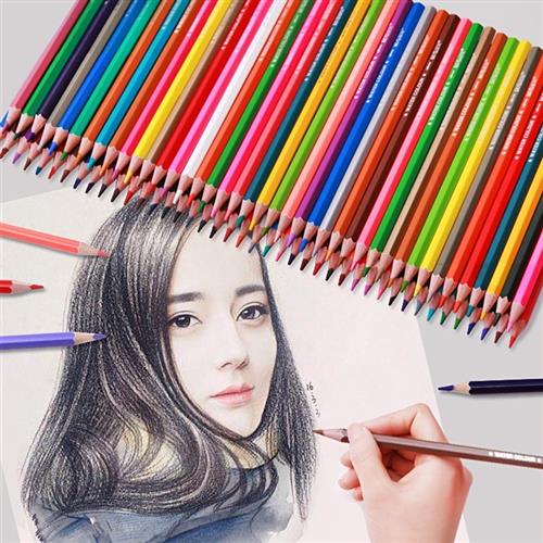 速发Colored Pencils Watersoluble Lead Paintbrush Colored Pen - 图2