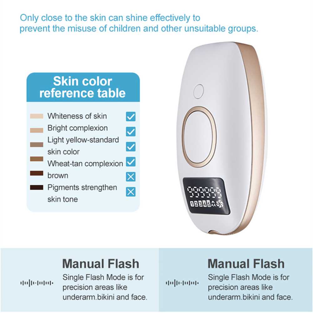 速发990000 Flashes Laser Hair Removal Epilator For Women Hou-图2