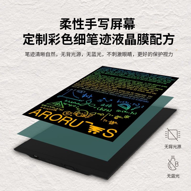 A4彩色笔迹屏液晶手写板办公草稿板学生画板黑板手绘板可扫描,淘宝优惠券,粉丝福利购,淘宝优惠卷