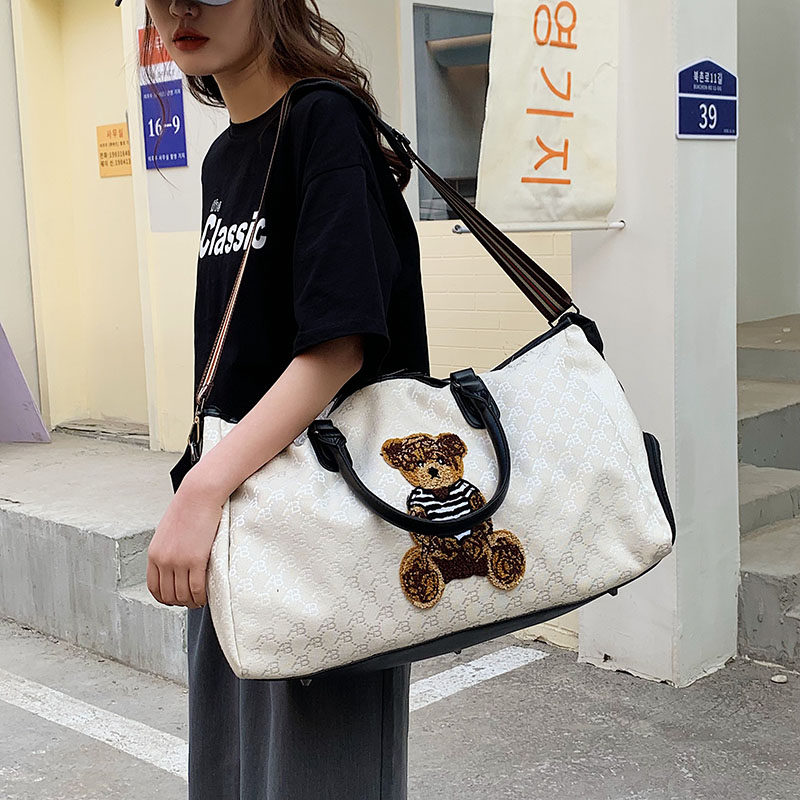 手提旅行包短途大容量斜跨女行李收纳袋新款健身套拉杆登机包时尚,淘宝优惠券,粉丝福利购,淘宝优惠卷