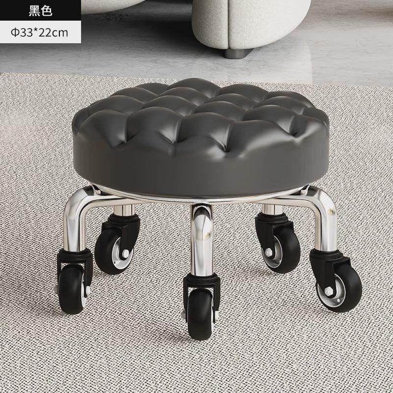 家用滑轮矮凳儿童万向轮小凳子小板凳圆凳椅子学步矮凳美甲美新款,淘宝优惠券,粉丝福利购,淘宝优惠卷