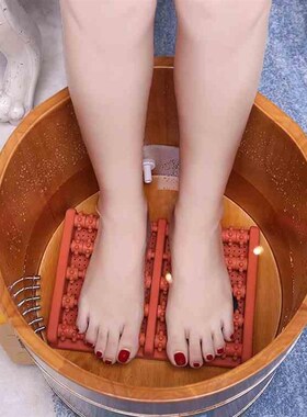 小众高货泡脚木桶家用加热恒温调节自动洗脚足浴盆橡木高深实木多