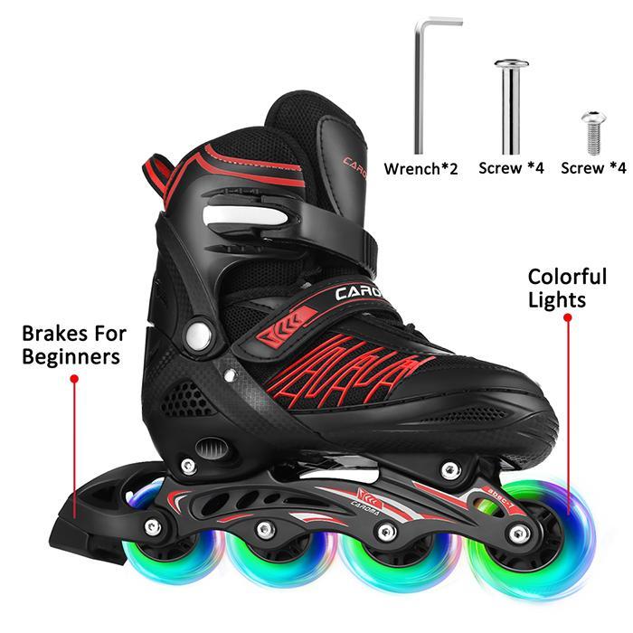 推荐Adult Roller Skate Shoes Sliding Skate Adjustable Inline - 图3