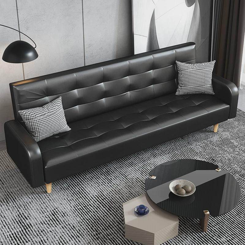 8V皮革沙发小户型客厅折叠沙发床皮艺商店酒店公寓双人三人发廊理,淘宝优惠券,粉丝福利购,淘宝优惠卷