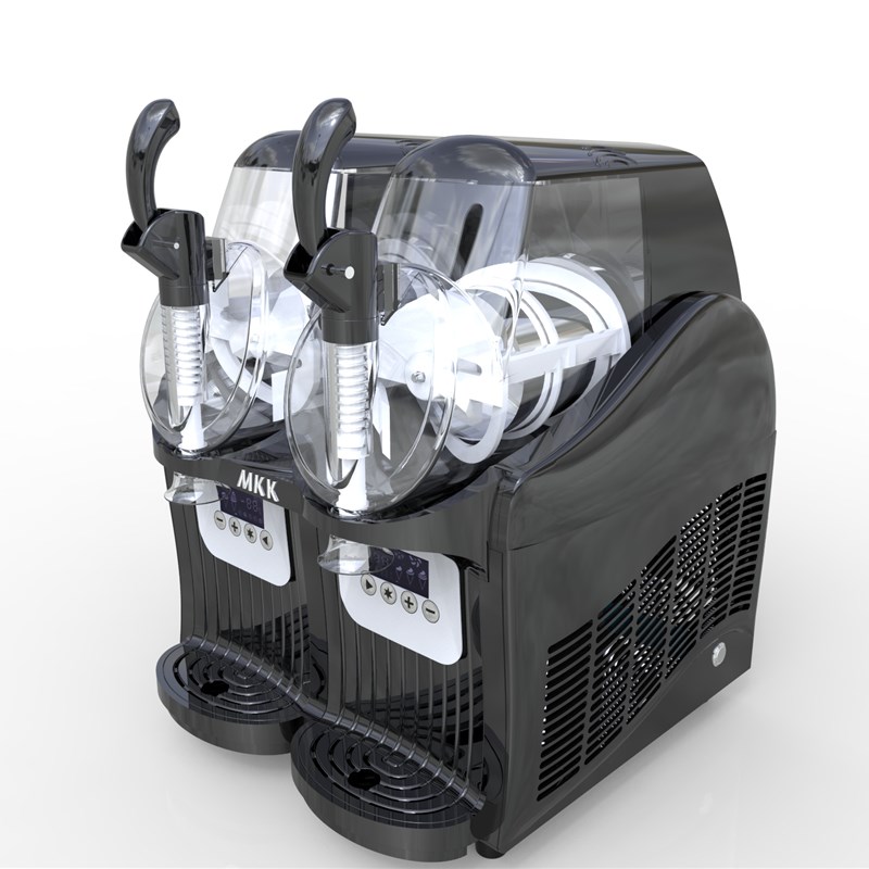 小型全自动双缸雪泥机雪融机迷你雪融机冷饮机商用果汁饮料机-图0