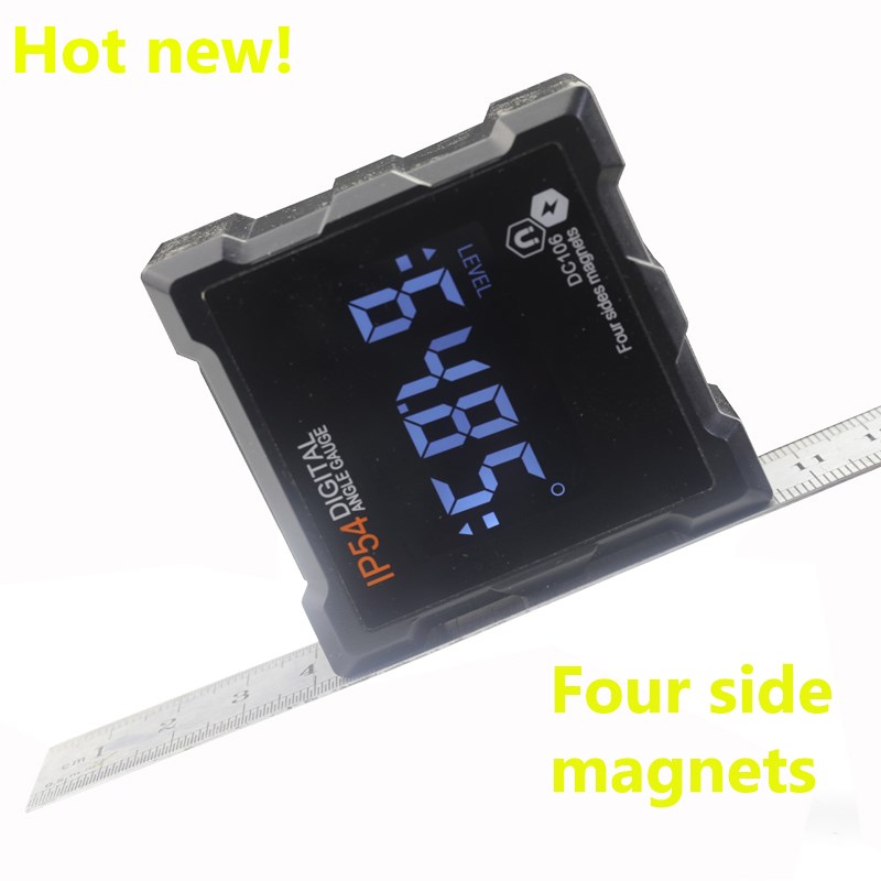 新品New Hot 4 sides magnetic IP54 Digital Protractor Electro - 图1