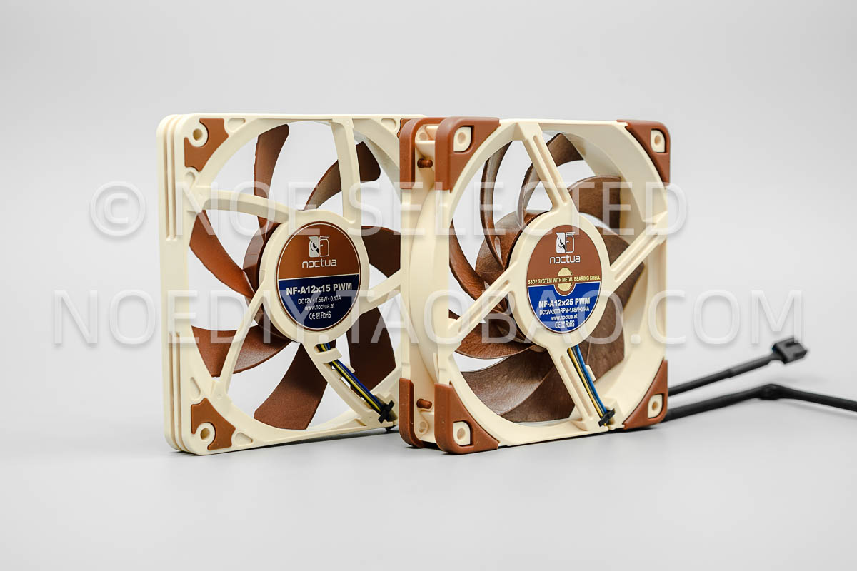 Noctua/猫头鹰NF-A1r2x15 12015薄扇 风量风压itx风扇机箱冷排温 - 图1