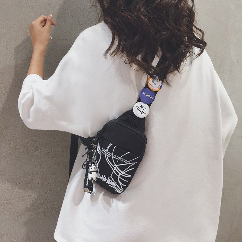 小众潮流小挎包迷你小巧胸包女时尚百搭斜挎包男生运动单肩包,淘宝优惠券,粉丝福利购,淘宝优惠卷