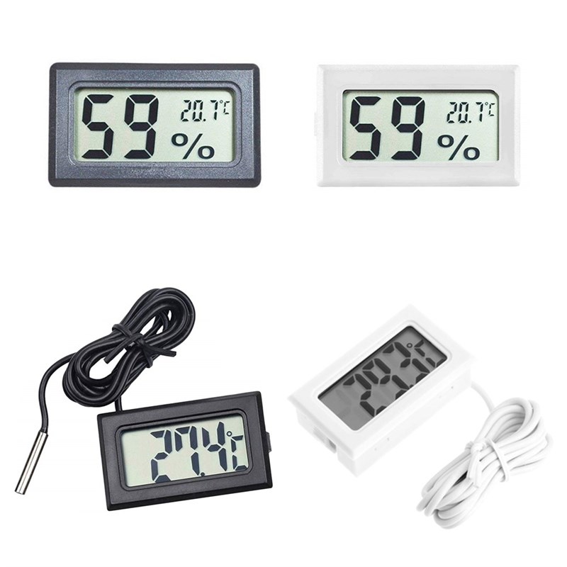 速发Digital LCD Indoor Convenient Temperature Sensor Humidit - 图0