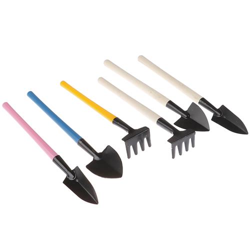 极速3PCs/Set Three-piece Shovel Rake Planting Tools Combinat - 图0