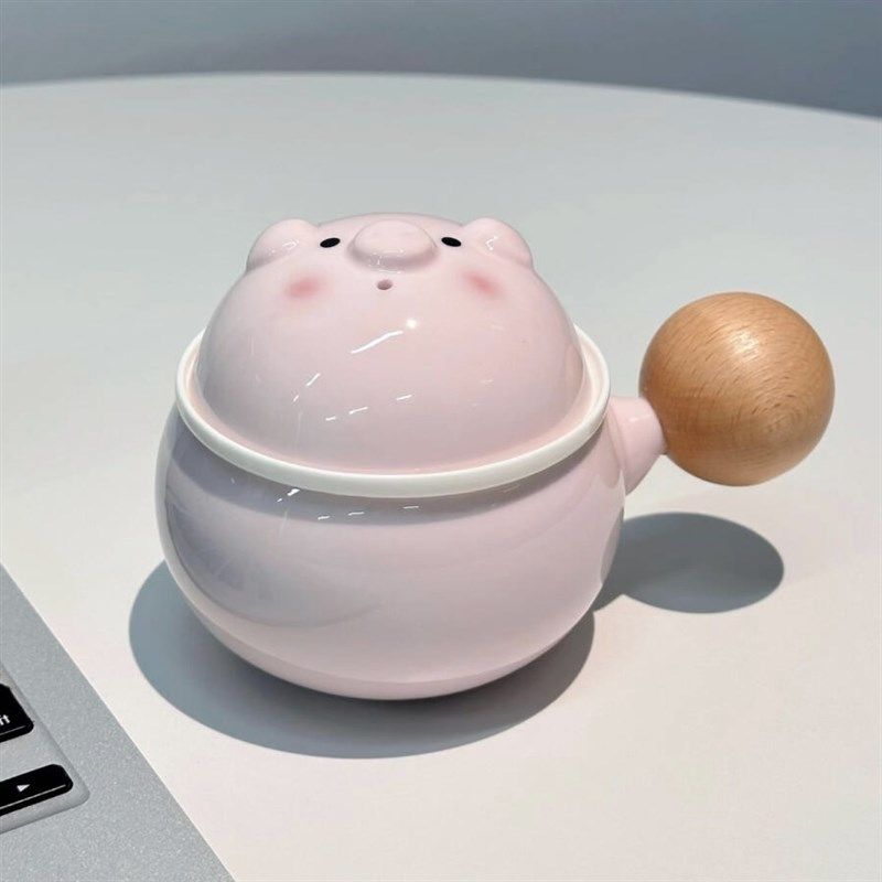 小茶壶一人饮迷你女士养生泡茶精致陶瓷茶杯子茶水分离卡通过滤杯,淘宝优惠券,粉丝福利购,淘宝优惠卷