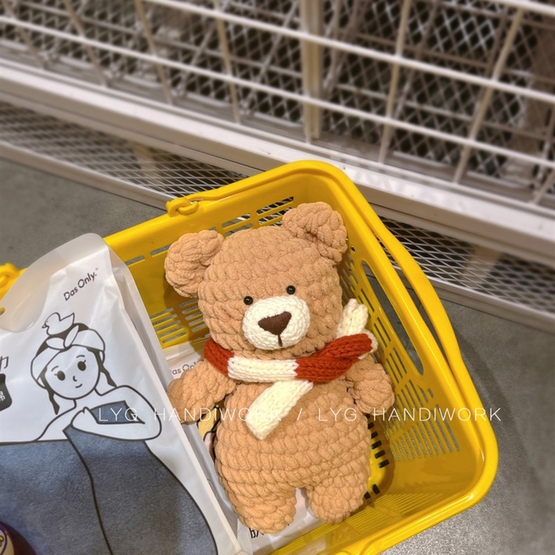 帕恰狗钩织diy材料包冰条线玩偶手工编J织解闷公仔情侣女朋友礼物 - 图2