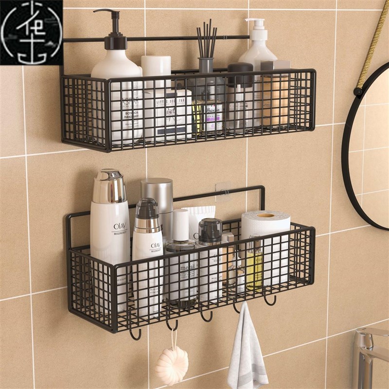 推荐helf Shower Caddy Storage Rack WC Accessories Shampoo Ho-图0