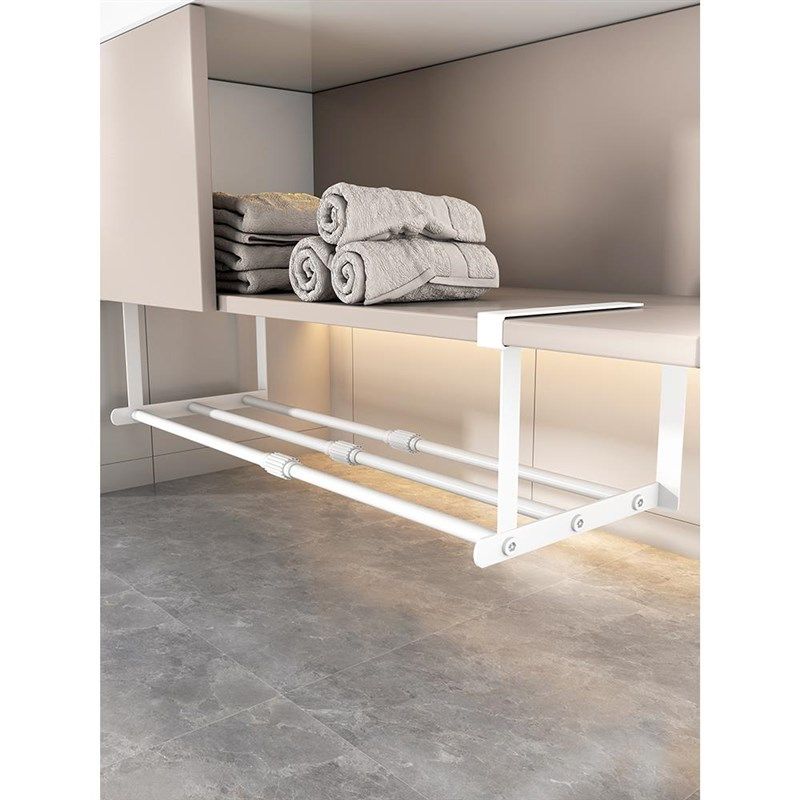 浴室柜下脸盆架卫生间悬挂式盆子置物架免打孔壁挂式洗脸盆收纳架,淘宝优惠券,粉丝福利购,淘宝优惠卷