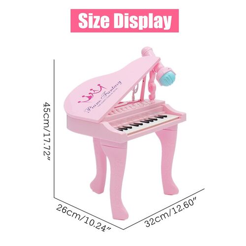 2 Colors 25Keys Keyboard Toy Electronic Organ Kids Piano Mic - 图2