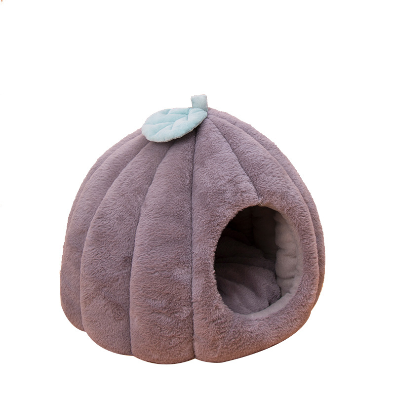 pet dog cat warm house kenynel witer warm pumpkin home cave - 图2