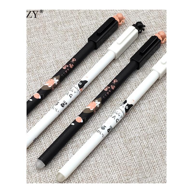 极速25Pcs/Lot Cat Erasable Pen Set Cute nicorn Pens Washable-图3