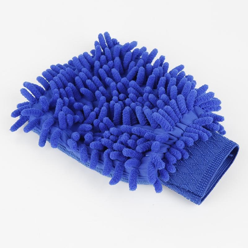 Chenille Durable Microfiber Car Wash Washing Cleaning Mitt G-图1