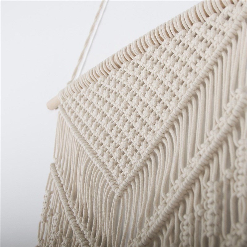 Macrame Woven Wall Hanging Boho Chic Bohemian Home Geometric-图2