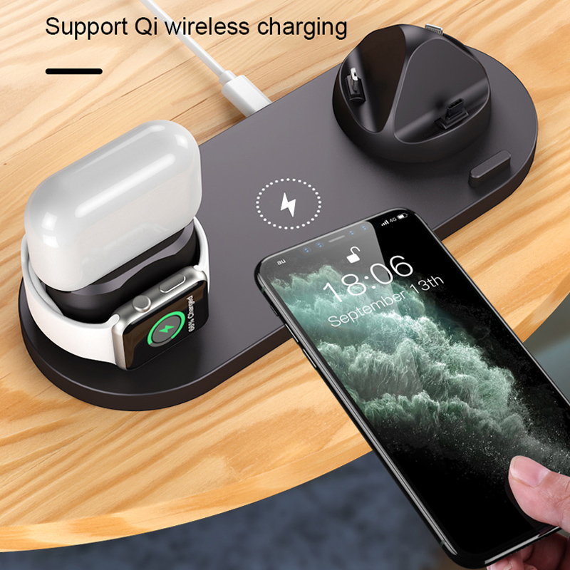 速发100W 10 in 1 Wireless Charger Stand Pad For iPhone 14 13 - 图0