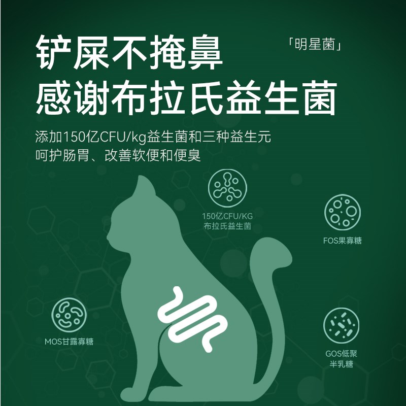 笑宠乳鸽鲜森猫粮鲜肉冻干猫咪成猫幼猫专用长肉发腮营养2kg4斤装-图2