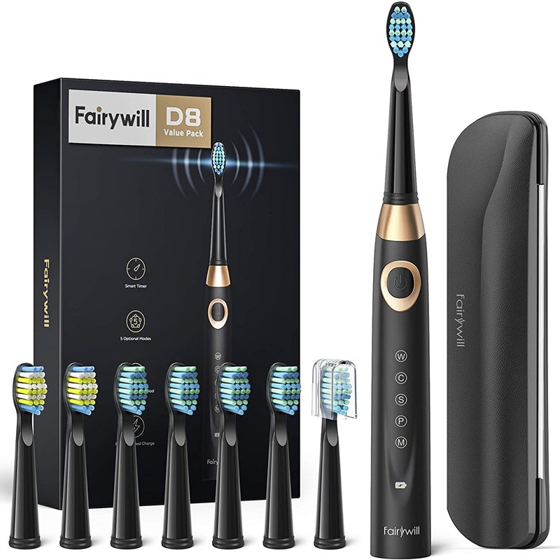 推荐Fairywill Electric Toothbrushes for Adults Kids 5 Modes - 图0