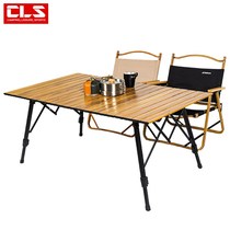 Outdoor Camping Fold Table Wood Grain Aluminum Alloy Egg Roll Table Picnic Barbecue Table Portable Lifting Vehicle Aluminum Plate Table