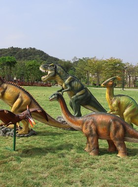 室外仿真恐龙摆件售楼部景区动物园游乐场动物模型大型装饰霸王龙