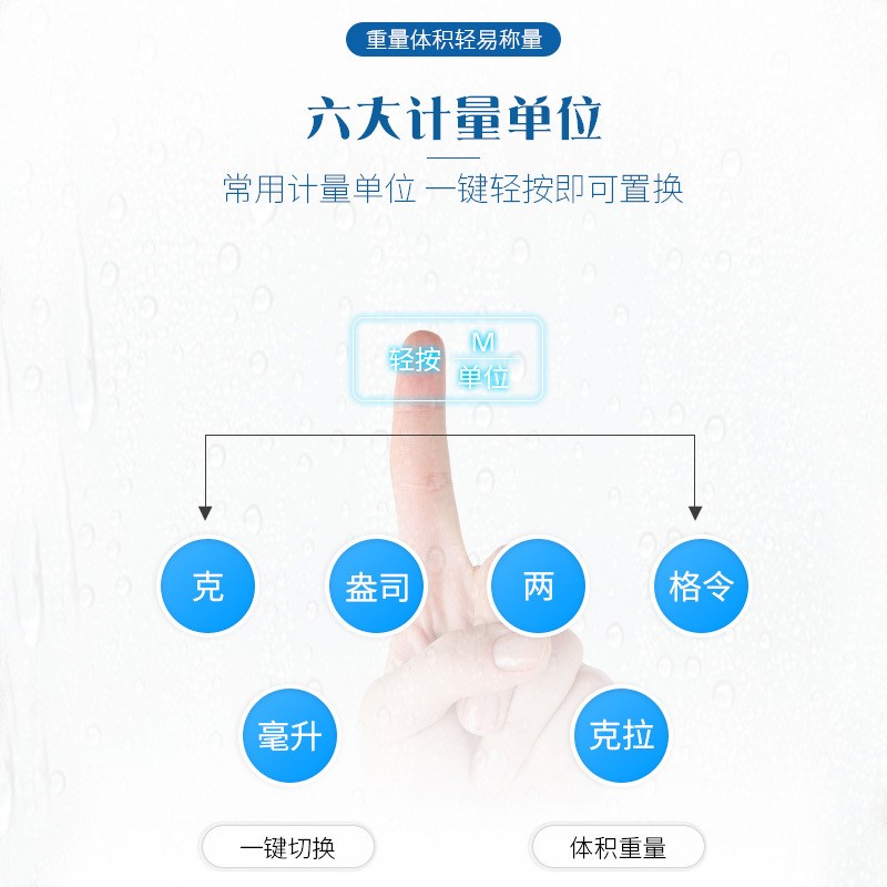 电子秤家用小型i2000高精度厨房烘焙电子秤测量重量珠宝秤厨房秤 - 图0