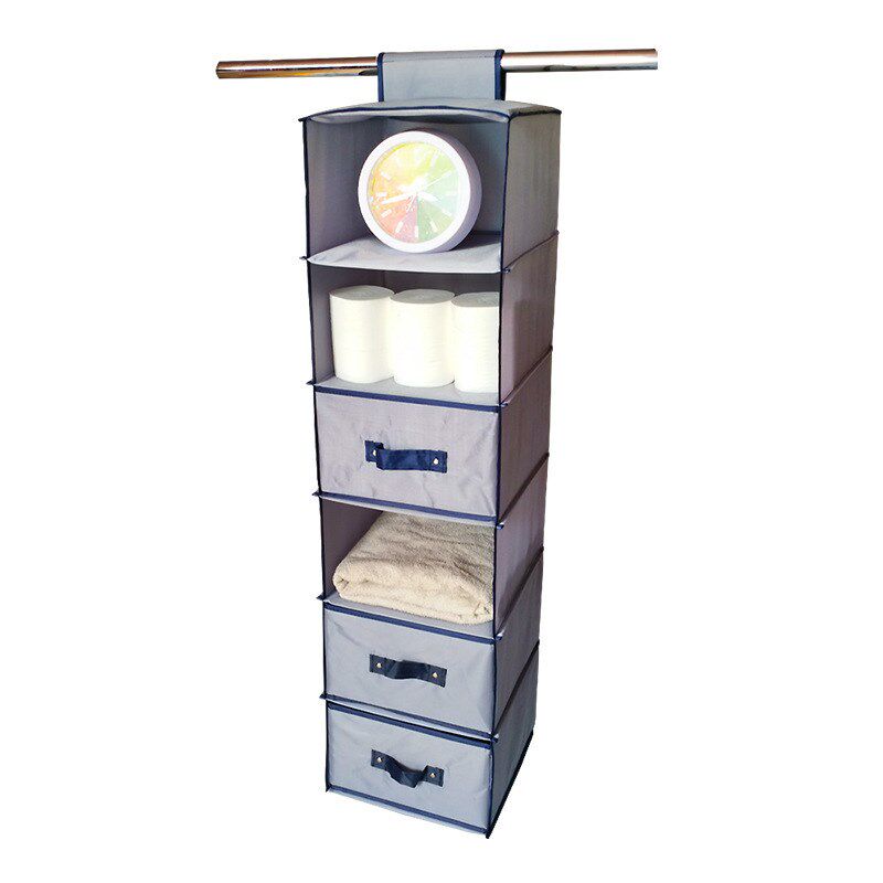 牛津布收纳挂袋6层衣柜挂式收纳袋储物袋pp全板可配抽屉,淘宝优惠券,粉丝福利购,淘宝优惠卷