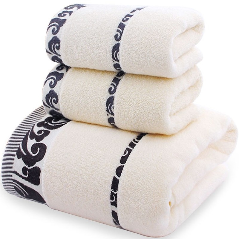 Alsorcbent Adult Towebs Stoipe washcloths Crtton Face Towel - 图3